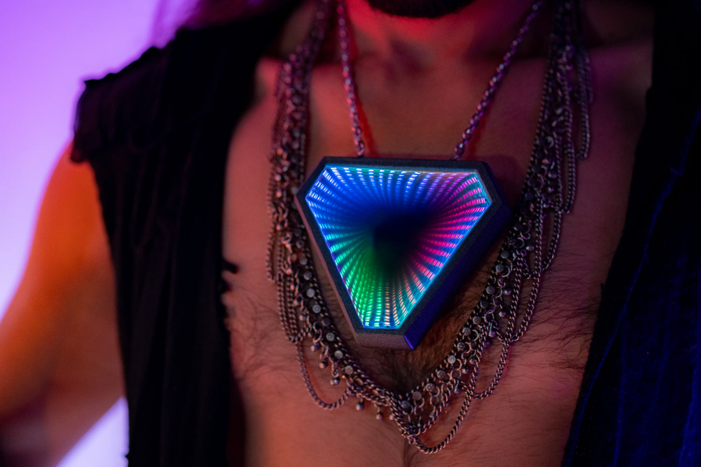 Infinity Mirror Necklace