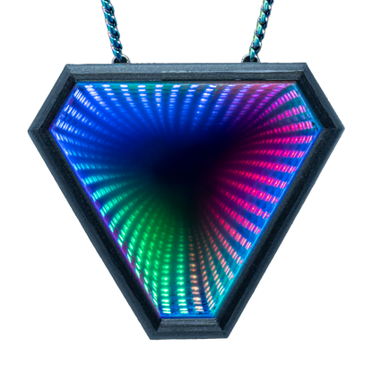 Portal's 'Prisma' infinity mirror necklace 